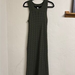 Time and Tru Olive Green Maxi Dress